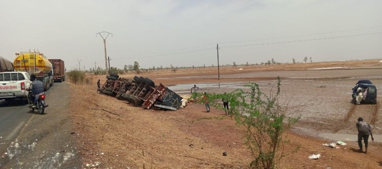 Accident sur l’axe Fatick-Kaolack : des dégâts matériels conséquents enregistrés