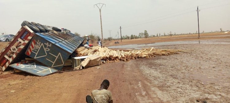 Accident sur l’axe Fatick-Kaolack : des dégâts matériels conséquents enregistrés